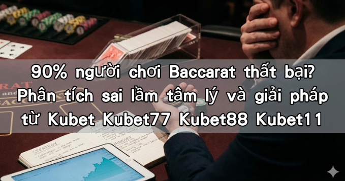 90% người chơi Baccarat thất bại? Phân tích sai lầm tâm lý và giải pháp từ Kubet Kubet77 Kubet88 Kubet11
